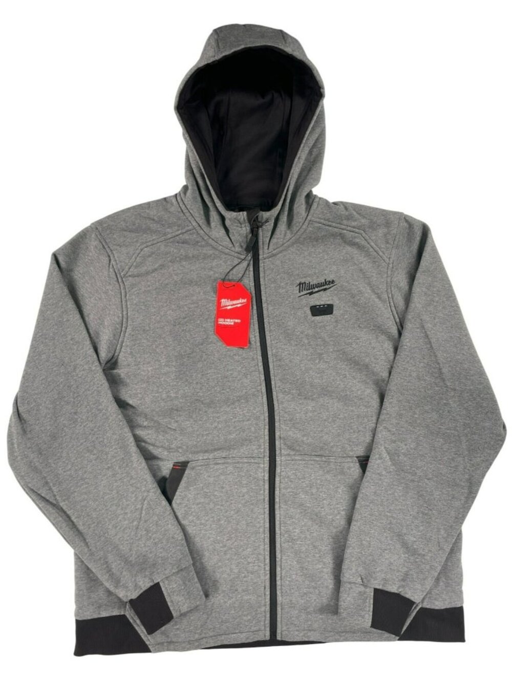Milwaukee M12 Heated Hoodie Gray Full Zip Battery Compatible Men's Size XL NEW